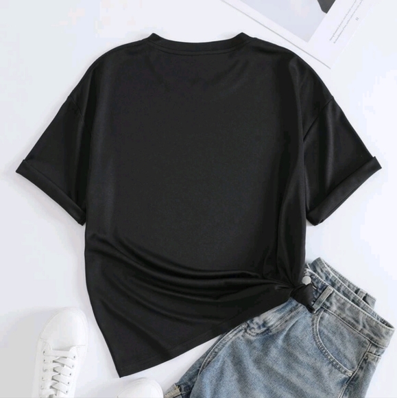 ** DONATED ** Black Heart T - Picture 2 of 2